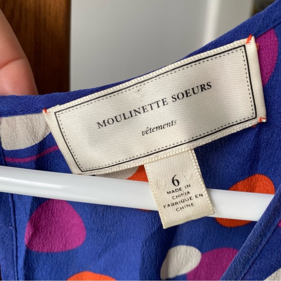 Moulinette Soeurs Blue Polkadot Dress - Picture 4 of 7